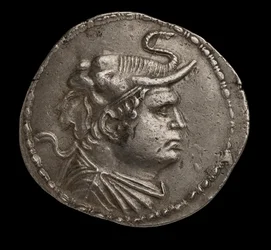 Indo-griechische Münze (Silber)